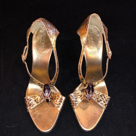 Gucci Tom Ford Farewell Rare Snake Python Heels - Picture 5 of 8